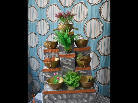 كيف نصنع حنفية How to make a waterfall at home