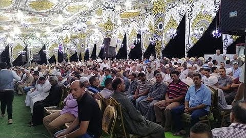 الشيخ ابراهيم المسلمي رائعة سورة الشورى المحاسنة _ دكرنس _ دقهلية 23/8/2021