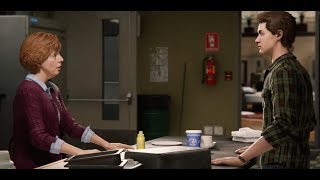 Spider Man Ps4 2018 - All Aunt May Cut Scenes - Movie