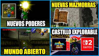 15 Cosas Descartadas de la BETA de Zelda Ocarina of Time que DEBERÍAN estar en el REMAKE de Switch 2