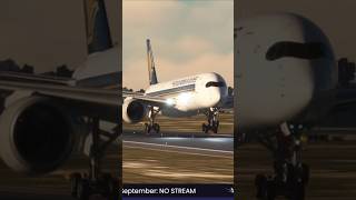 #msfs2020 Singapore Airlines Airbus A350-900 SILKY landing at Sydney! #aviation #flightsimulator