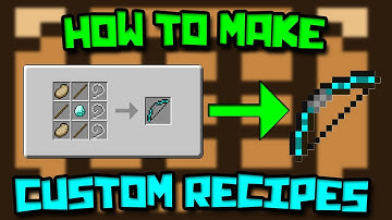 How To Create Custom Crafting Recipes In Minecraft 1.20 - Datapack Tutorial