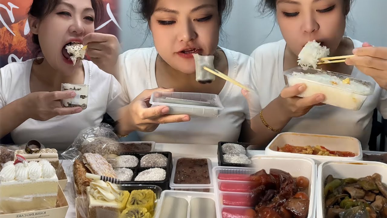 EATING SO MUCH WITH HOT FOOD CHALLENGE, ASMR & MUKBANG WITH SOUND #ah11asmr #food #asmr #mukbang