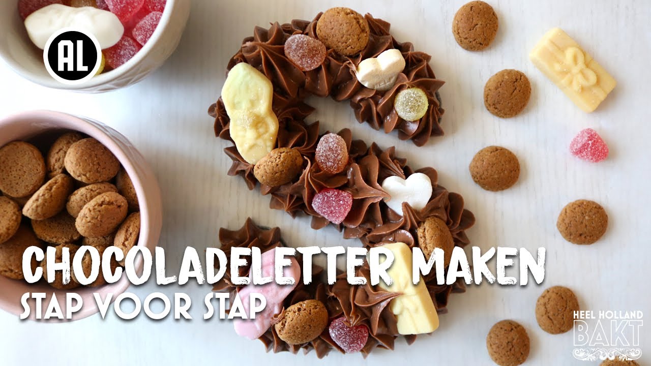 Chocoladeletter maken | HEEL HOLLAND BAKT