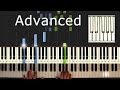 Bach - Prelude in C Major - Piano Tutorial Easy - Bach - how to play (synthesia)