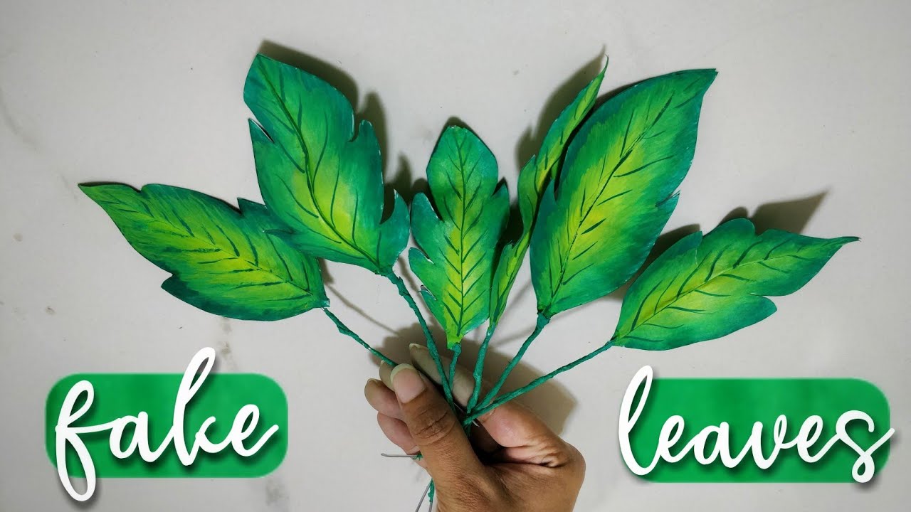 DIY Artificial leaves 