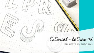 Letras 3D  Tutorial paso a paso