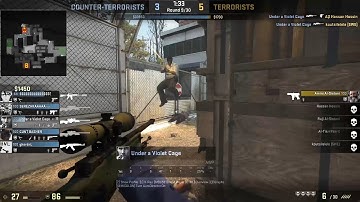 FAST AWP ACE 5 NOSCOPES NOZOOMS - CS:GO