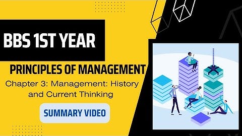 Management history and current thinking/ full chapter/principles of management