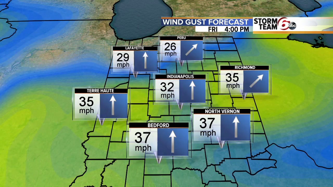 Warm, windy and wet end to the week - YouTube
