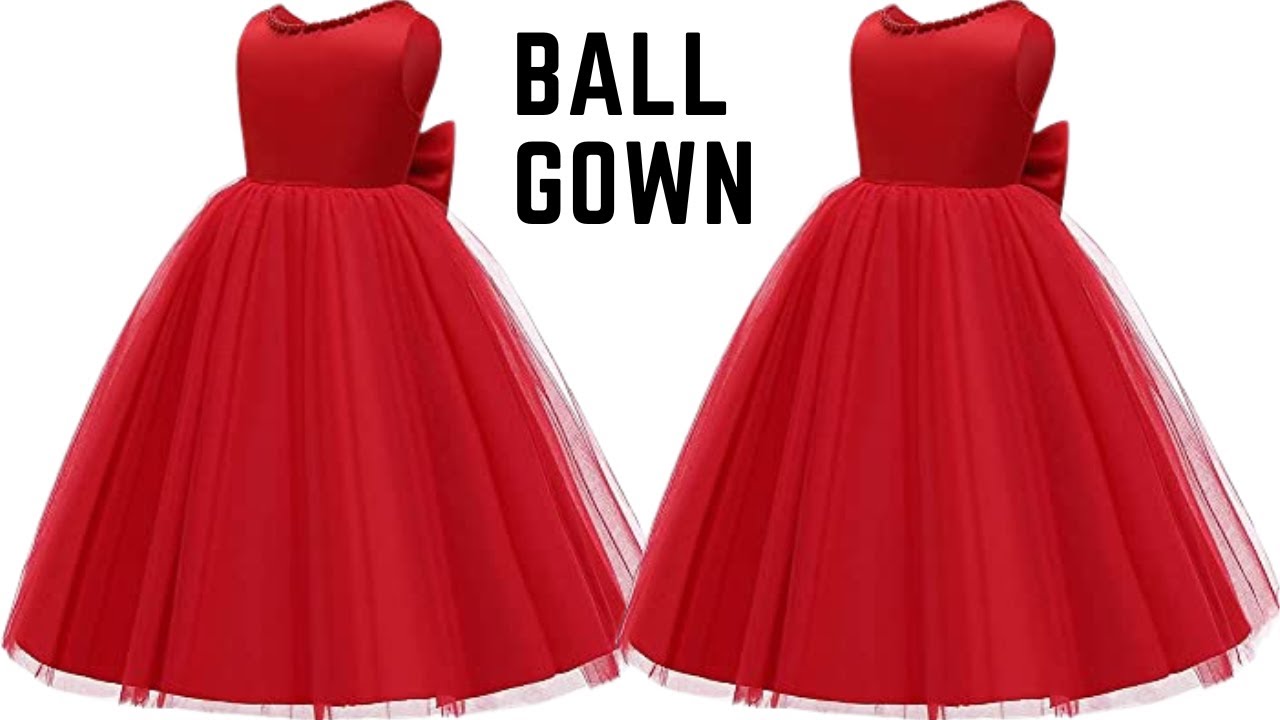Learn how to design ball dress for kids Free Beginners Course YouTube