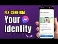 Fix confirm your identity to send messages on messenger iphone | Messenger DM Problem