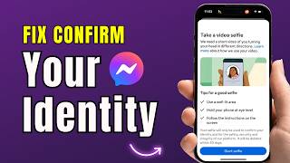 Fix confirm your identity to send messages on messenger iphone | Messenger DM Problem screenshot 5