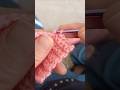 Single crochet in back loops only makes a ribbing #crocheteveryday #freeformcrochet #fingercrochet