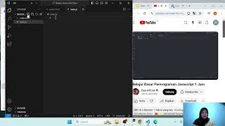 Menyimak dan Mempelajari materi tentang Konsep Dasar JavaScript dan Materi tentang DOM