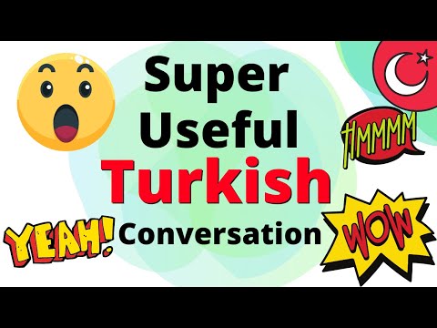 Super Useful Turkish Conversation ||| Turkish Conversation Words
