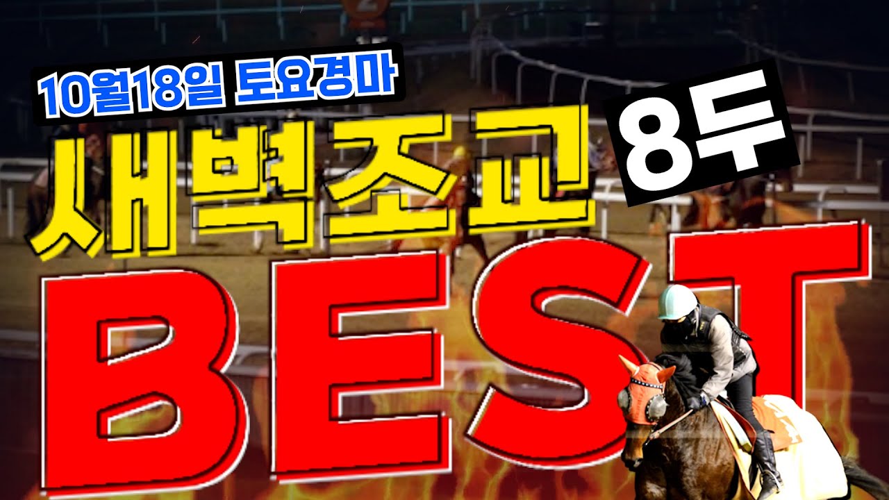 [굽소리경마] 혼전도 짙은 휴장후 경마주간!! 승리로 이끌 훈련우수마는??#새벽조교#과천경마장#조교우수마#굽소리경마