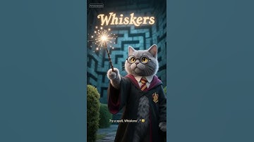 The Cat Who Found His Magic 😻🪄 | Harry Potter–Inspired Animated Short