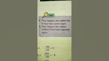 Like & Unlike Integers. || Absolute Sign 🛑  #math #shorts #viral