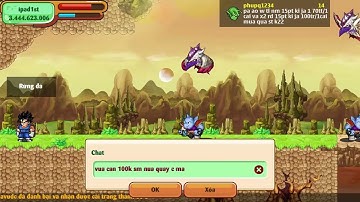 [Ngọc rồng online] Mở skill 3 tdhs cho con đệ tử 6 cm gốc