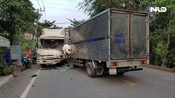 Giải cứu 2 tài xế mắc kẹt trong cabin bẹp dí sau tai nạn | NLĐTV