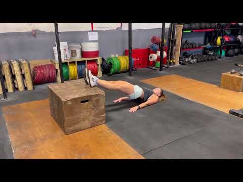 Feet Elevated Hamstring Plank