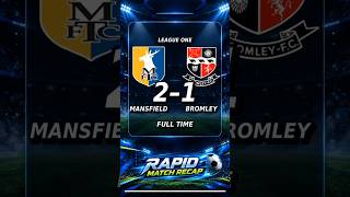 HOME WIN REACTION! Mansfield Town 2-1 Bromley | REACTION Rapid Review