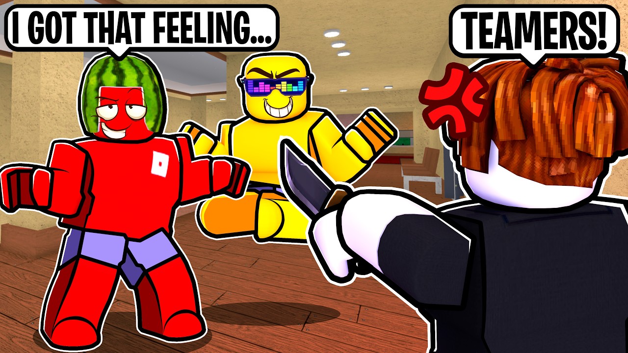 Funny Emotes in Murder Mystery