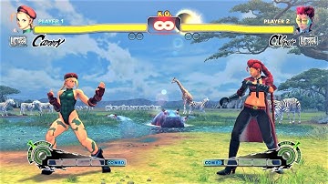 Cammy vs C. Viper (Hardest AI) - Ultra Street Fighter IV
