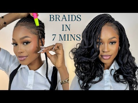 How To: French Curly Crochet Braids Tutorial for Beginners in 7 Mins