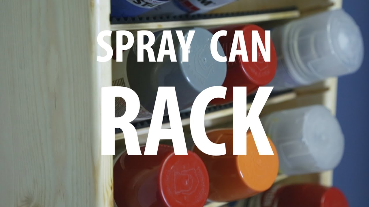 Spray Can Rack : 12 Steps (with Pictures) - Instructables