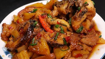 Cá Lóc Thịt Ba Chỉ Kho Thơm ăn hao cơm nhìn là đói