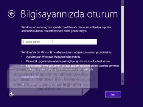 Windows 8 Kurulumu Turkce Anlatım