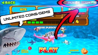 HOW TO GET UNLIMITED COINS/GEMS FREE!!! | Hungry Shark Evolution Glitch (2019) NOT PATCHED screenshot 1
