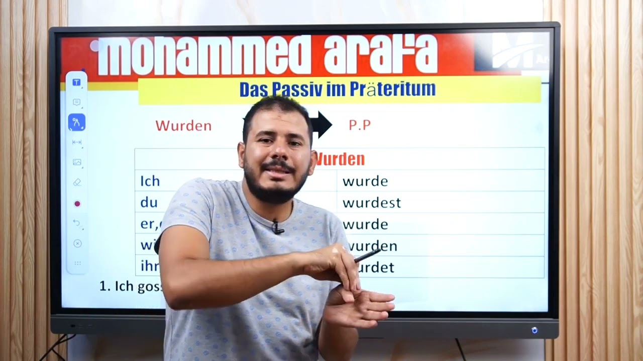 Das Passiv mit Dativ + Passiv im Präteritum