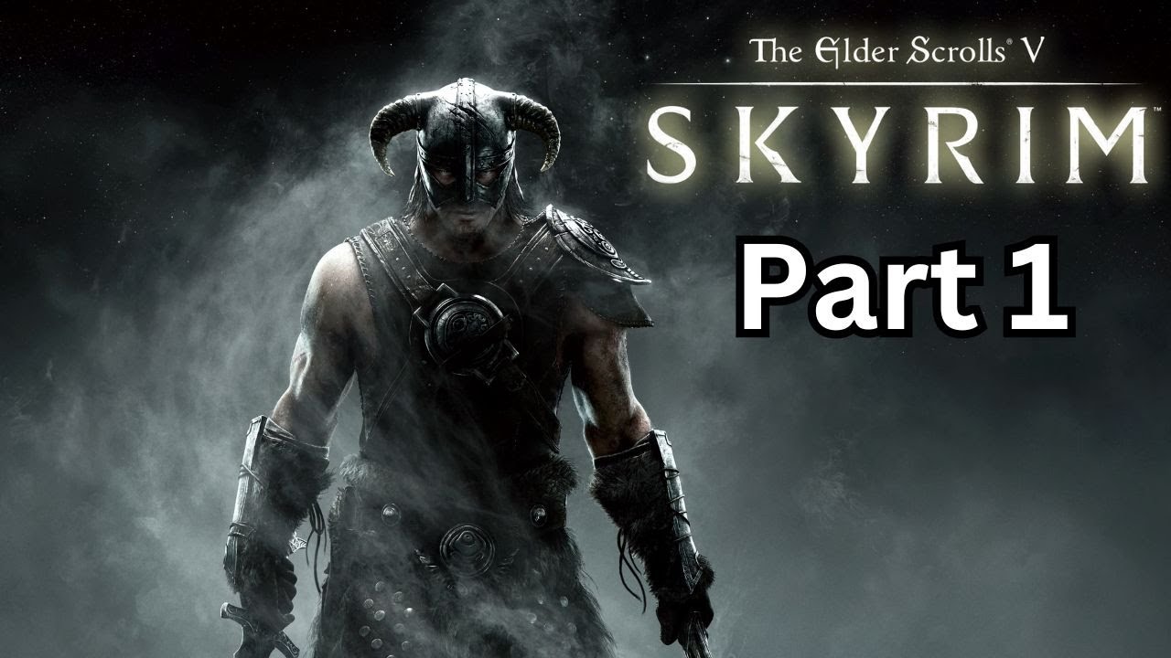 My First Time playing SKYRIM | PART 1 (Intro) - YouTube
