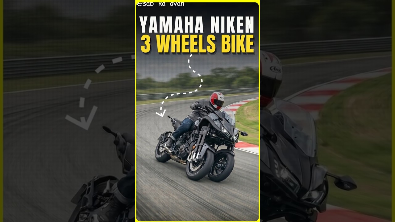 Yamaha Niken 😳 3 Wheels Bike That Solves Grip Problem! | Genius or Fail?