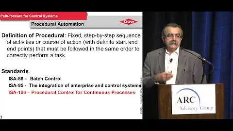 Today's Automation Systems - Dow Chemical's Yahya Nazer @ ARC Industry Forum 2014