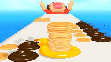 📍Pancake Run NEW MAX Level Game - Gameplay Walkthrough (iOS,Android) All Levels Update 48GQXTR