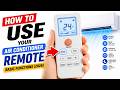 How To Use Your Air Conditioner Remote – Basic Functions