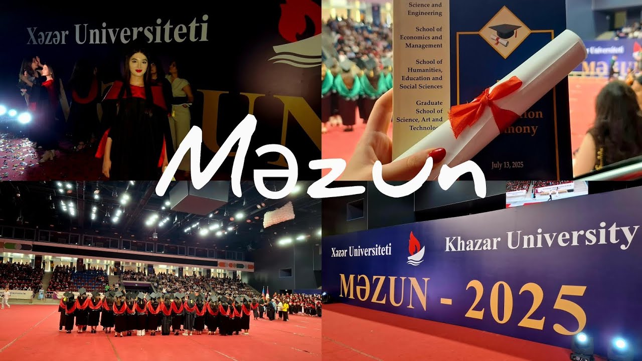 MƏZUN OLDUM | XƏZƏR UNİVERSİTETİ | 54TH CEREMONY