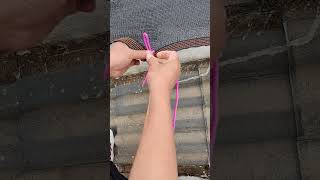 Sun protection net and rainproof cloth canopy buttonhole slip knot is convenient, fast and pract