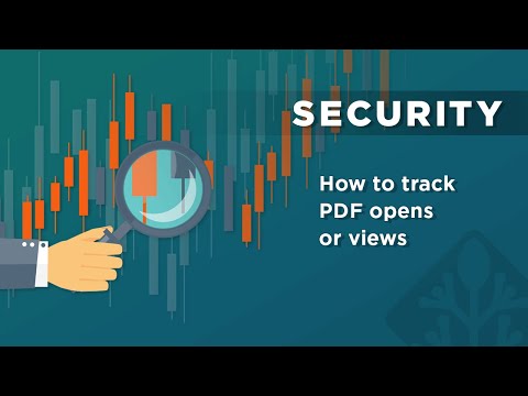 How can I tell if my PDF is being tracked?
