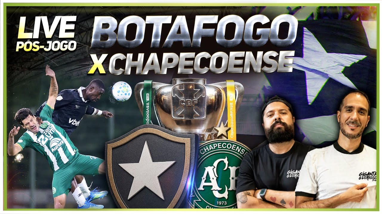 PÓS-JOGO: BOTAFOGO X CHAPECOENSE | 3ª FASE DA COPA DO BRASIL | JOGO DE ...