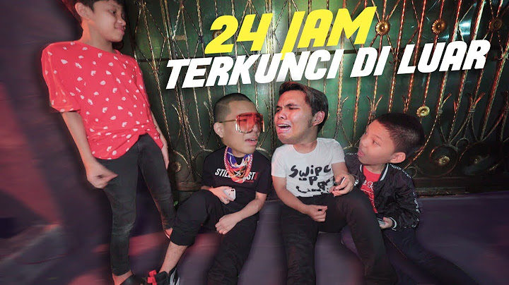 24 HOURS LOCKED OUTSIDE THE HOUSE **abandoned** | Gen Halilintar