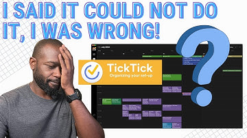 I Was Wrong! - TickTick Schedules Calendar Events
