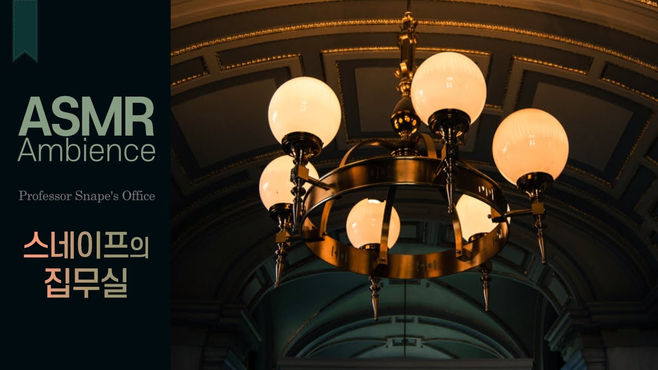 때로는 대가를 감수해야 한다🌙세베루스 스네이프의 집무실 asmr /인어디블 속삭임, 해리포터 테마 앰비언스