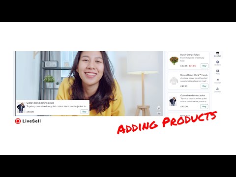LiveSell Guide | Adding Products - video from LiveSell