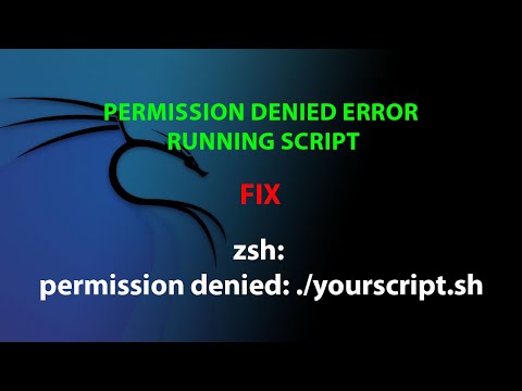 KALI FIX: zsh: permission denied: ./helloworld.sh