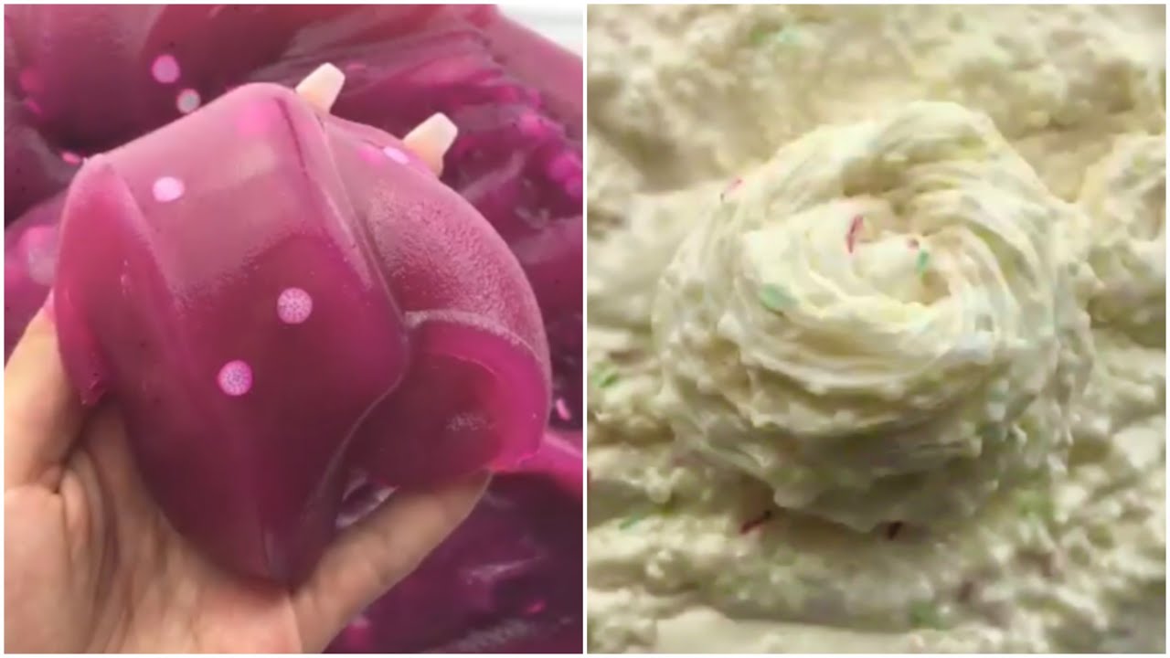 Satisfying Big Batch Slime Compilation #2 (Nutellaslimey) | スライム音フェチ | Slime Asmr